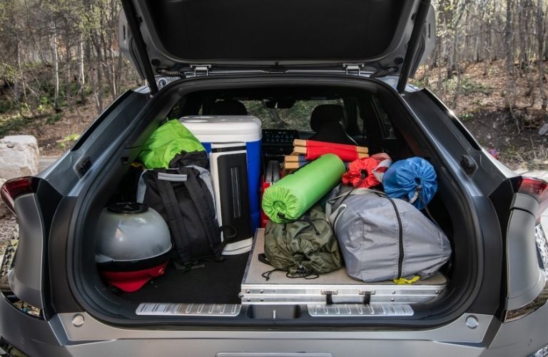 cargo space of the 2022 Kia EV6