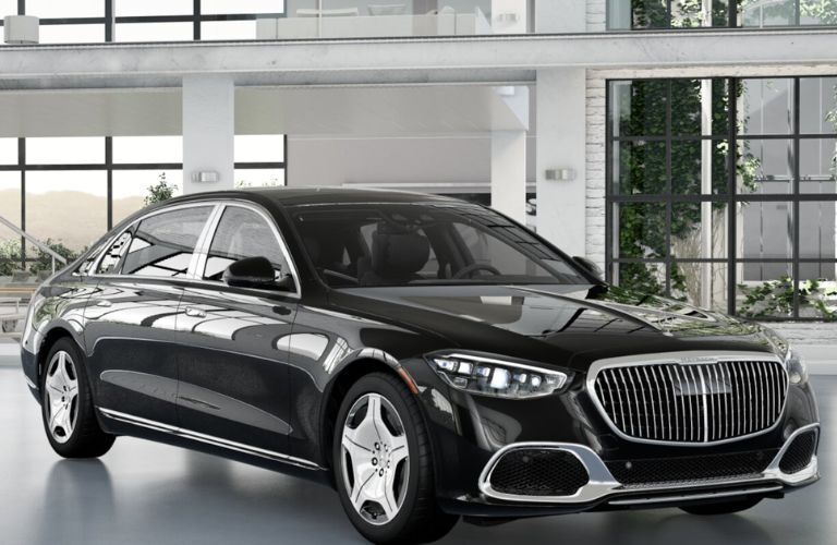 2026 Mercedes-Benz Maybach S 580 side and front view