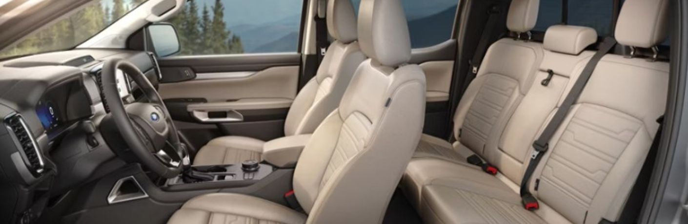 2026 Ford Ranger seating view