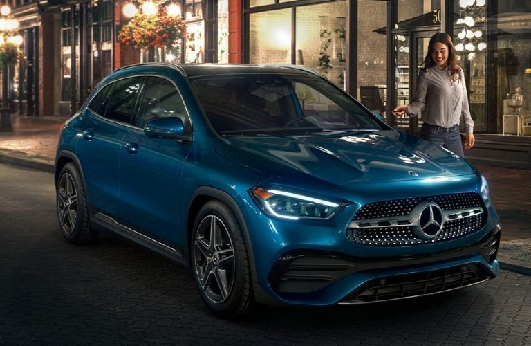 Front view of the 2022 Mercedes-Benz GLA