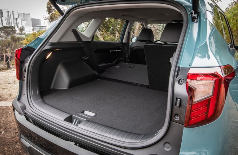 cargo area of the 2025 Kia Seltos