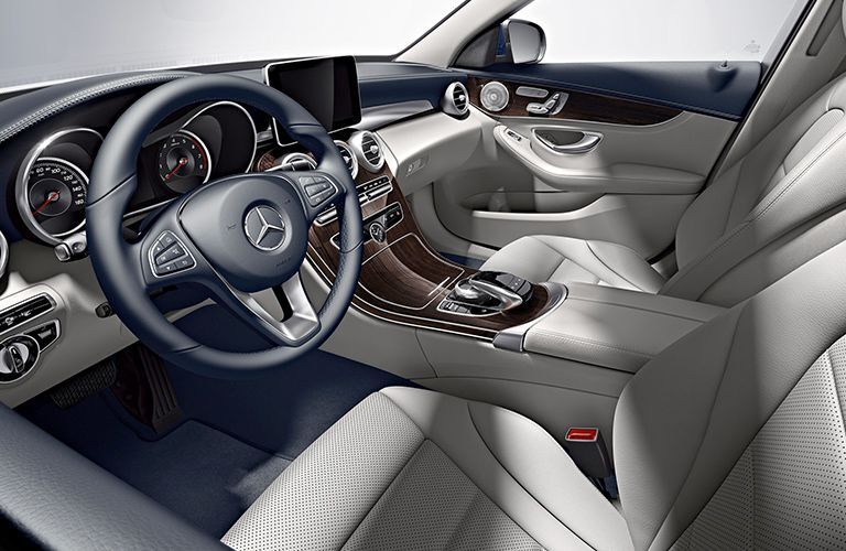 Front seats of the Mercedes-Benz C-Class sedan