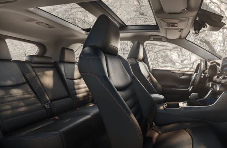 2021 Toyota RAV4 black seating