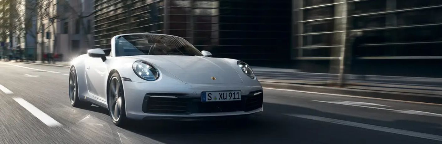2023 Porsche 911 Carrera on the road