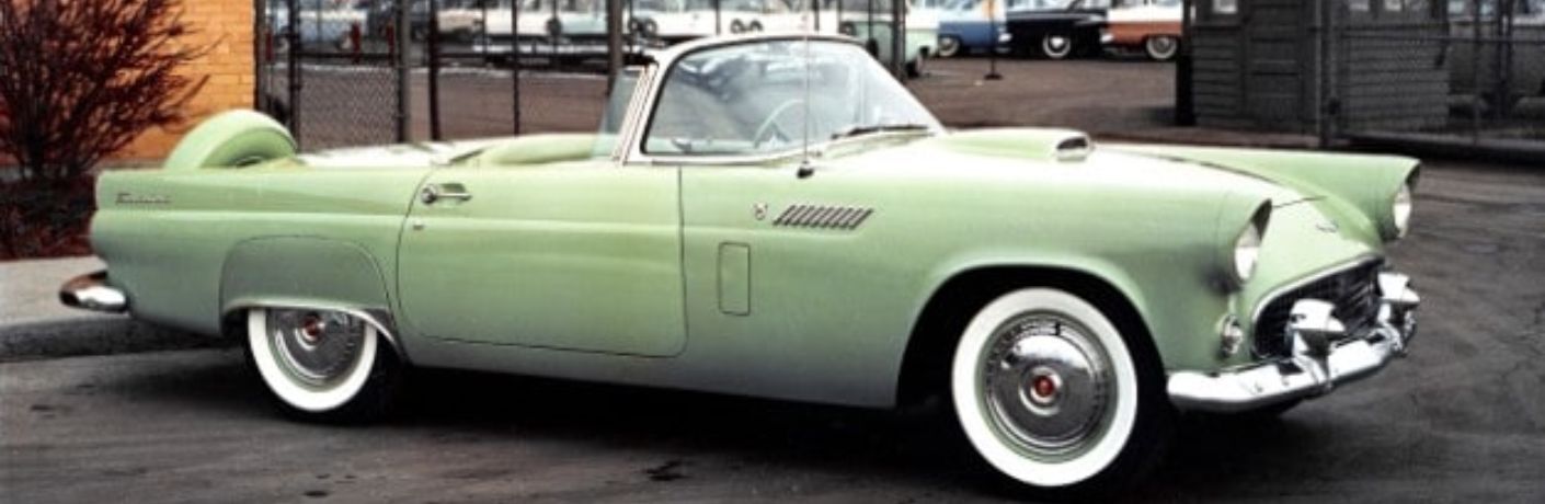 Side view of a 1956 Ford Thunderbird