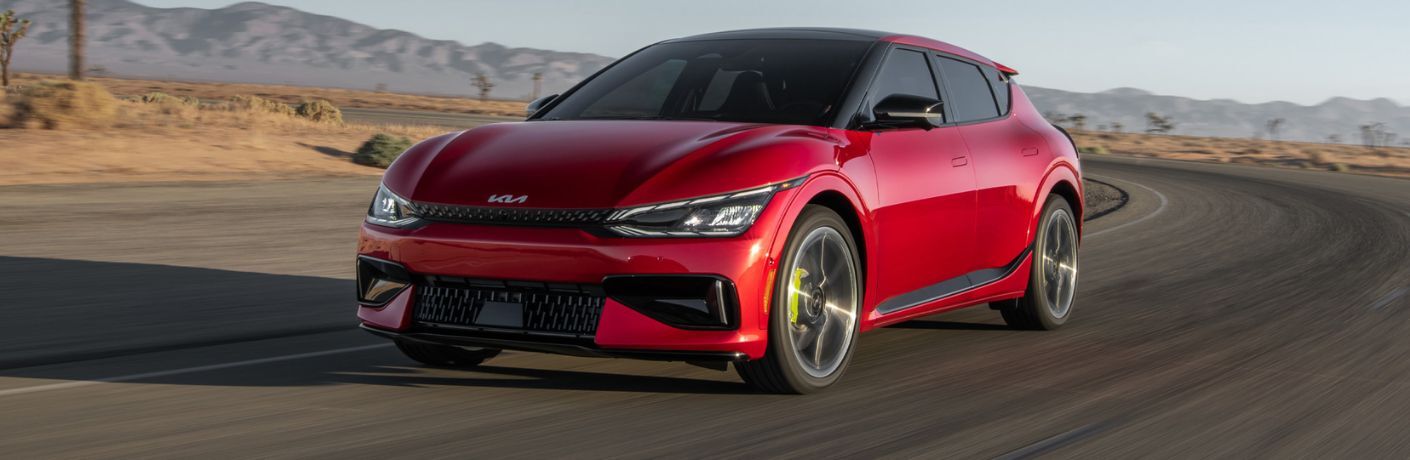 front quarter view of the 2024 Kia EV6