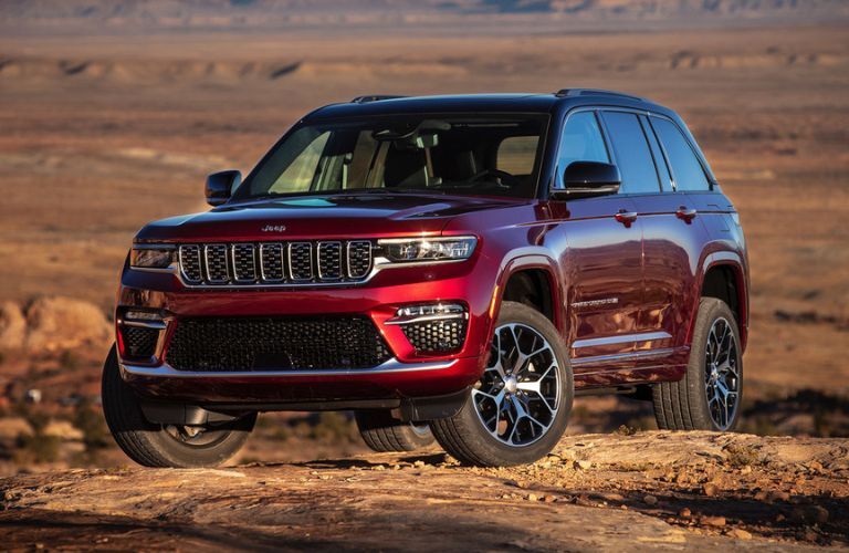 2024 Jeep Grand Cherokee parked off-road