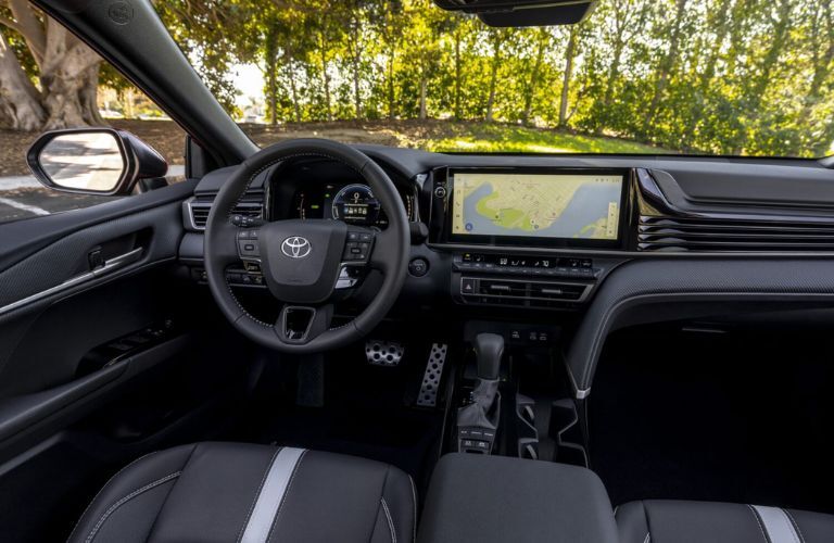 dashboard view of the 2027 Toyota Camry