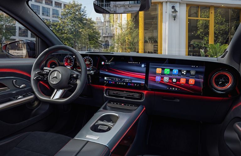 dashboard view of the 2028 Mercedes-Benz Electric GLA SUV