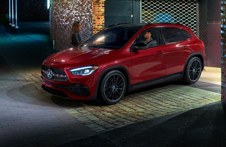 2023 Mercedes-Benz GLA 250 SUV parked near a building