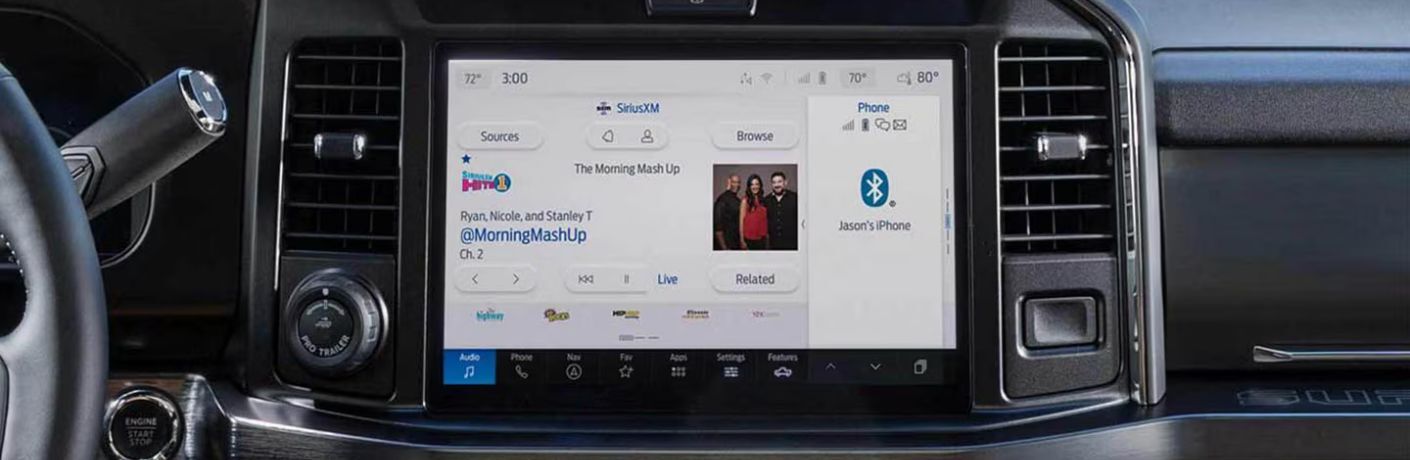 2026 Ford Super Duty F-350 Platinum touchscreen display