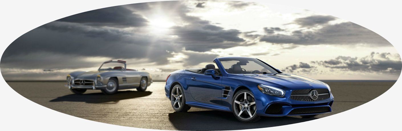 Mercedes-Benz Roadster blue
