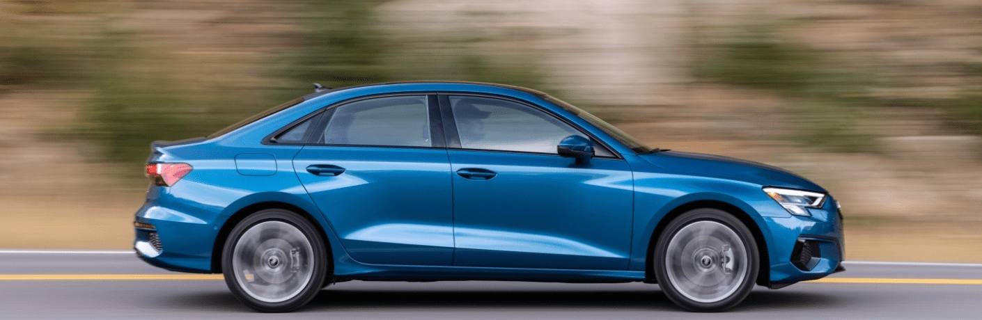 Side view of the 2022 Audi A3