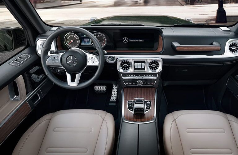 2021 MB G-Class interior steering wheel dashboard