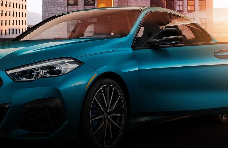 2021 BMW 2 Series blue driver door open