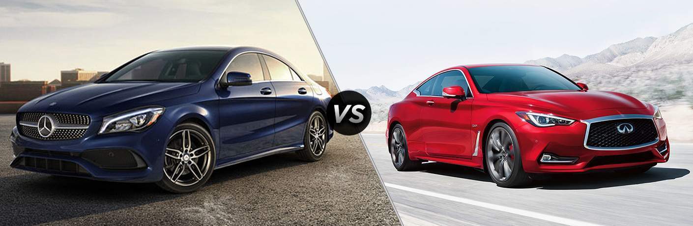 2018 CLA 250 Coupe vs 2018 Q60 Coupe