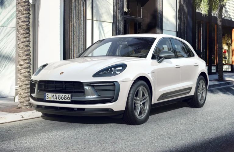 2023 Porsche Macan T parked on the road
