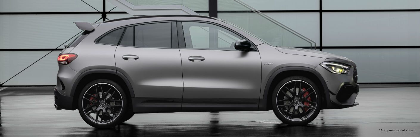 2021 MB AMG GLA 45 exterior passenger side profile