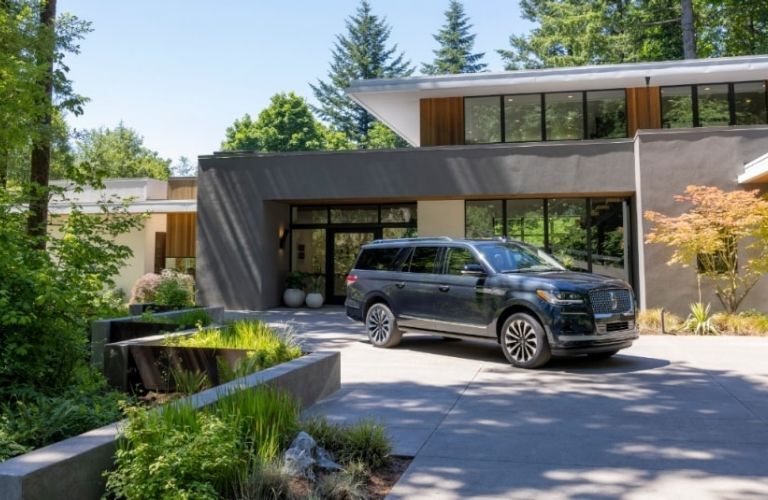 front quarter view of the 2022 Lincoln Navigator