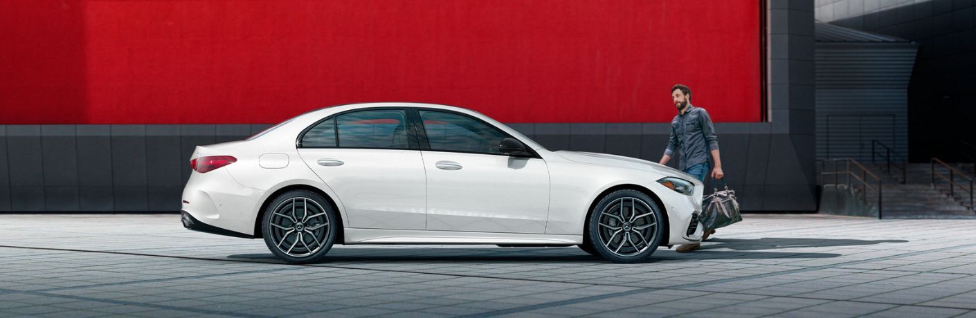2023 Mercedes-Benz C300 4MATIC Exclusive Trim in Polar White
