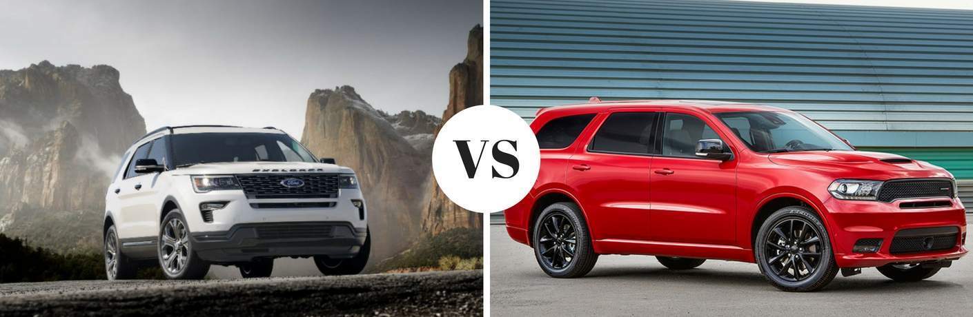 2018 Ford Explorer vs 2018 Dodge Durango