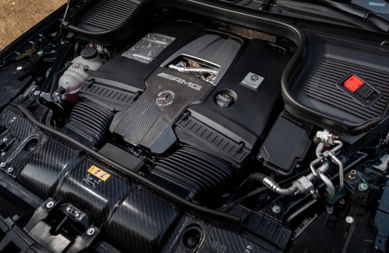 2021 MB GLC Coupe engine close up b image