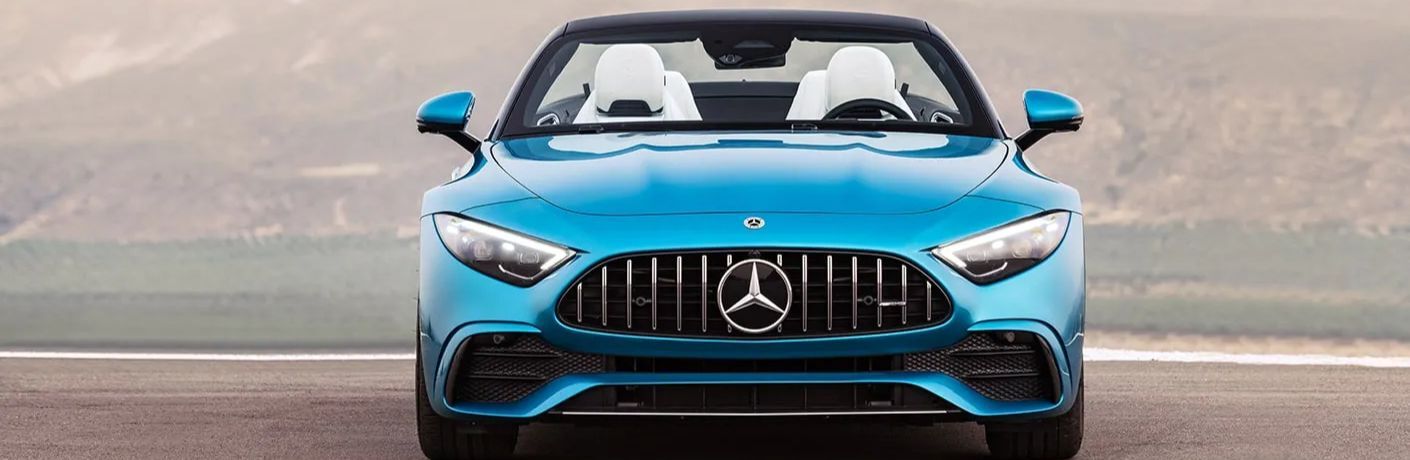 Front view of the 2023 Mercedes-AMG SL 43 Roadster