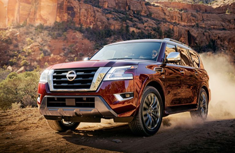 front quarter view of the 2020 Nissan Armada