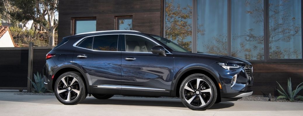 2022 Buick Envision parked outside a house