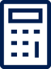 Icon showing a calculator