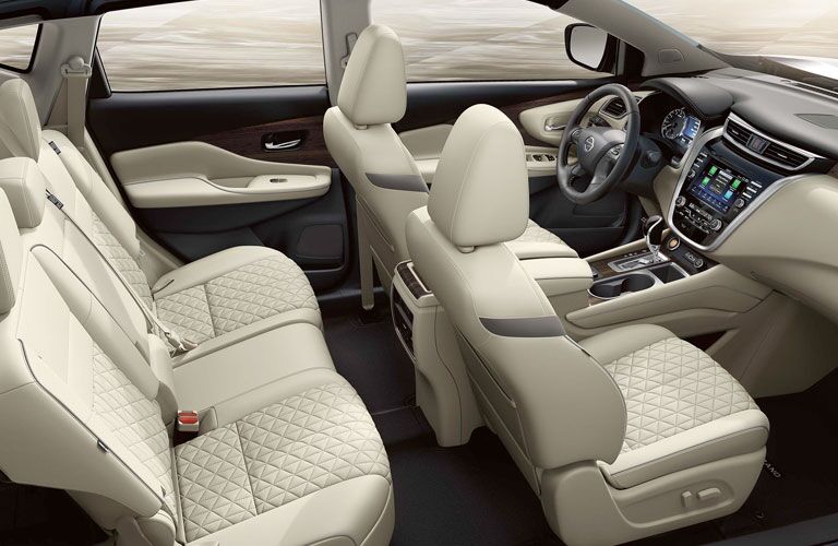 2020 Nissan Murano side cross section of the interior