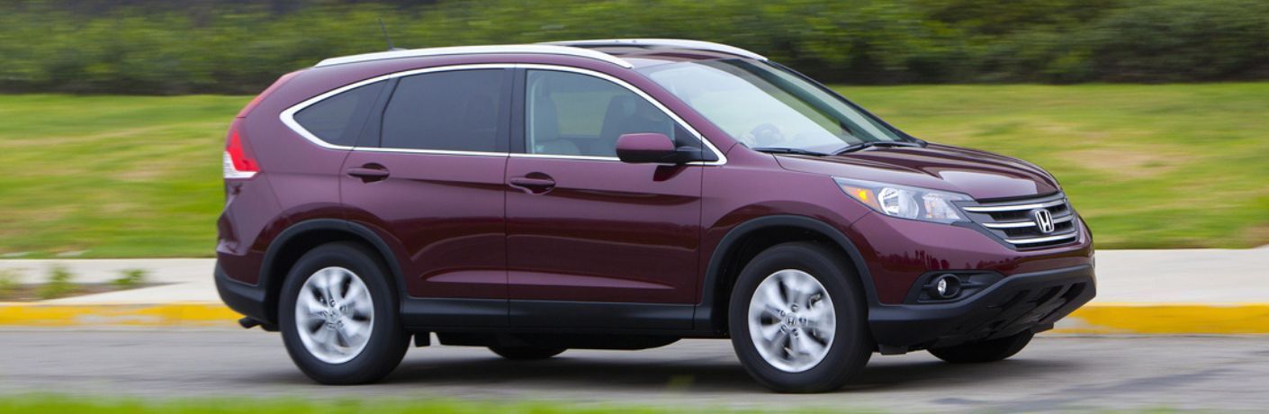Side view of the 2012 Honda CR-V on road