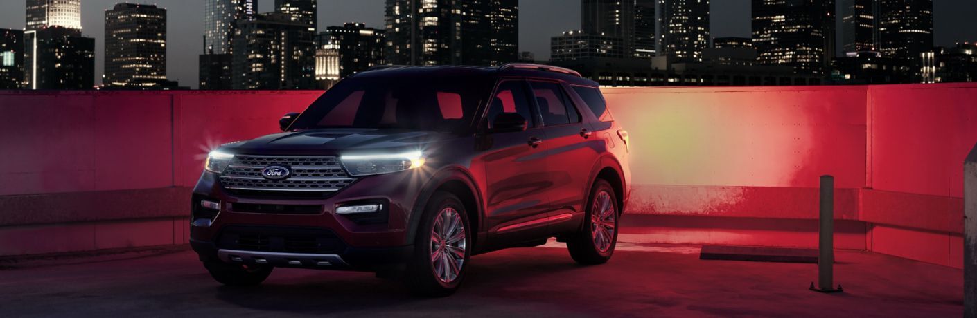 2024 Ford Explorer parked at a parking spot