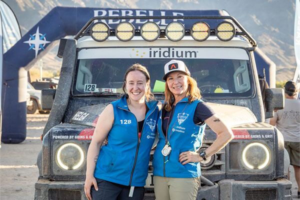 Team 128, Susan Pieper and Elise Young, beside Helga