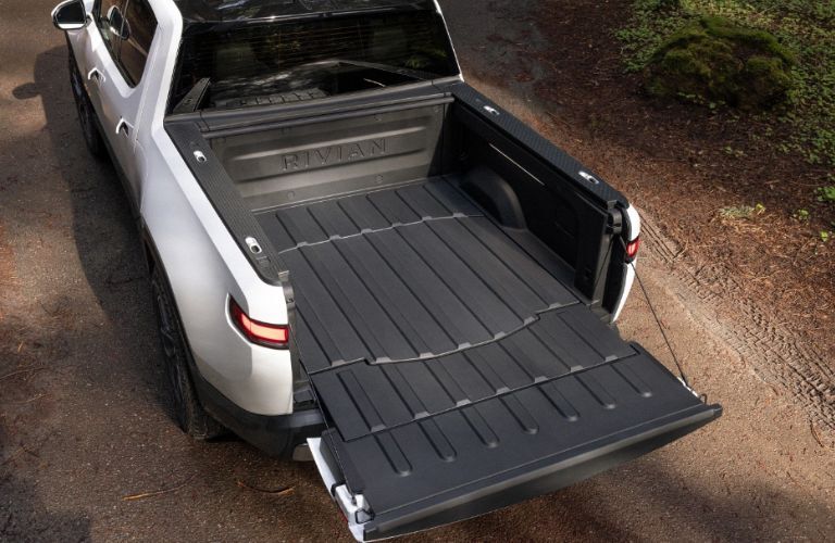 rear view of a pre-owned Rivian