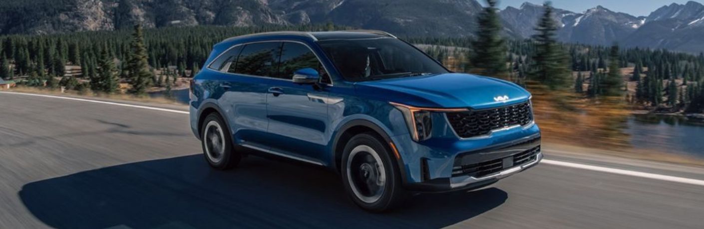 front quarter view of a Kia Hybrid