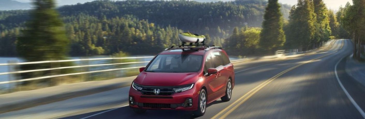 2025 Honda Odyssey on the road