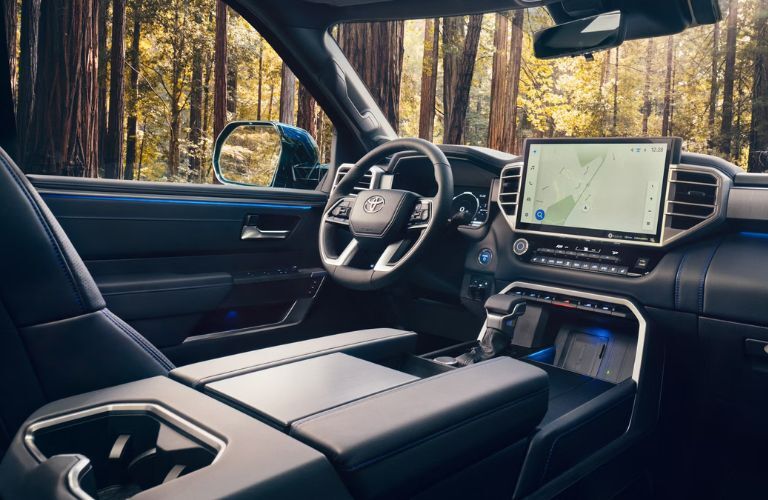 dashboard view of the 2024 Toyota Sequoia