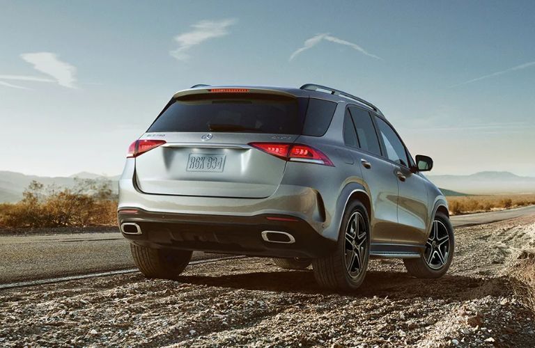 Rear view of the 2023 Mercedes-Benz GLE 4MATIC parked
