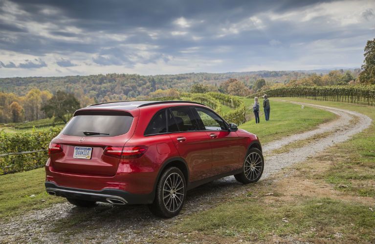 2017 Mercedes-Benz GLC300 by a field