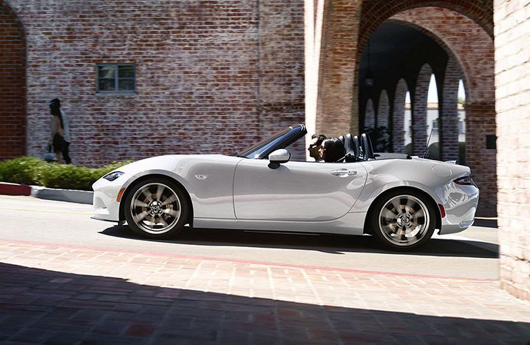 Silver Mazda MX-5