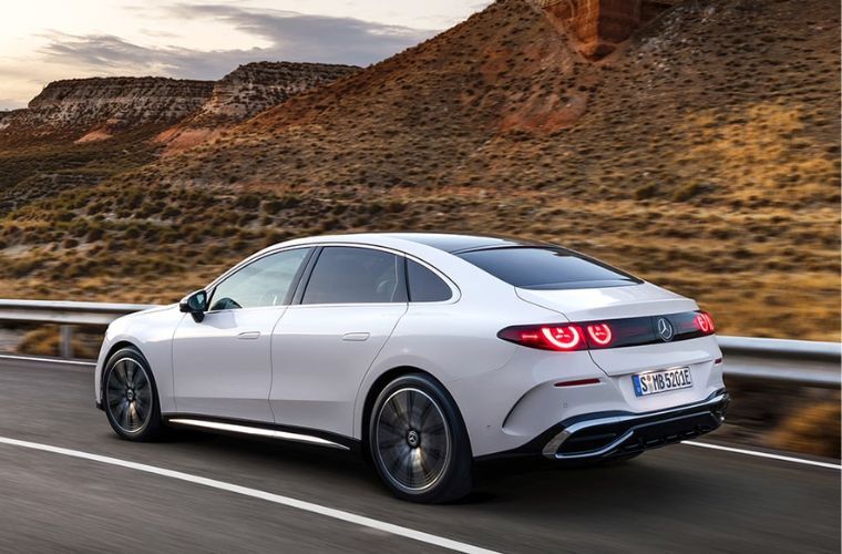 New electric Mercedes-Benz C-Class Sedan exterior rear view