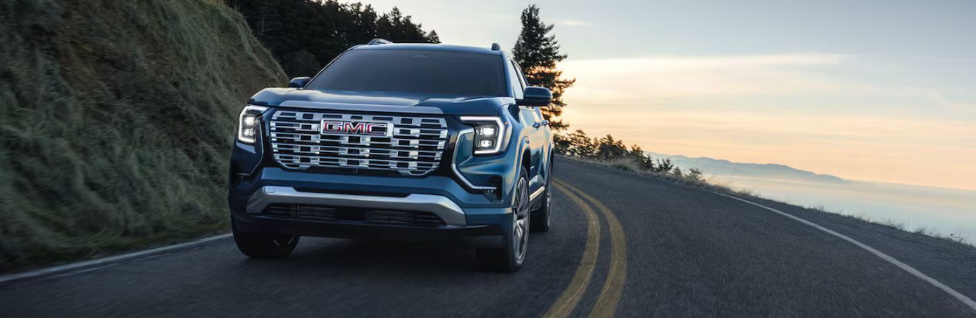 2026 GMC Terrain on a road by water