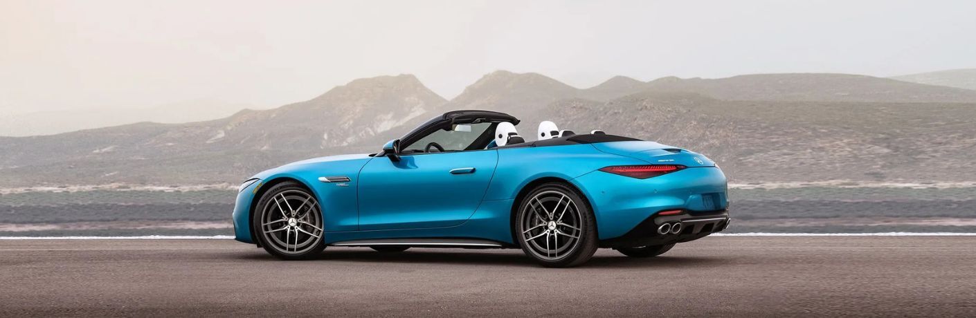 2025 Mercedes-Benz SL-Class Roadster side view on a road