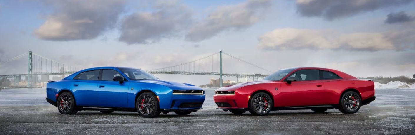 Two 2026 Dodge Charger parked side-by-side