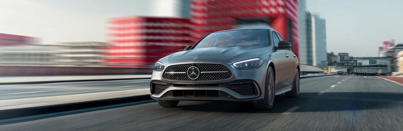 front view of the 2025 Mercedes-Benz C-Class Sedan