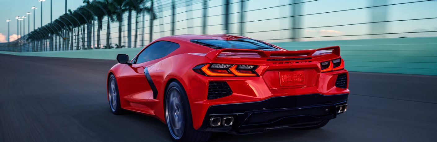 2024 Chevrolet Corvette on the road