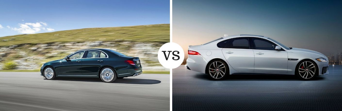 2017 Mercedes-Benz E-Class vs 2017 Jaguar XF