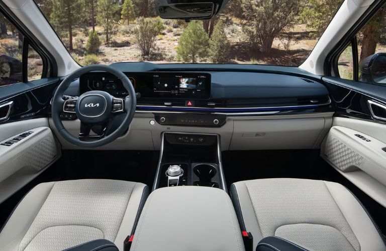 2026 Kia Carnival MPV Hybrid front interior view