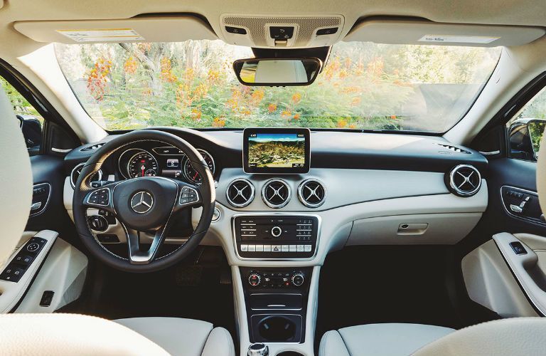 Cabin of the 2019 Mercedes-Benz GLA